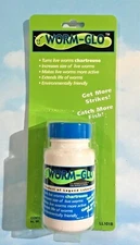 Legend Worm Glo Turns Live Worms Chartreuse 1.5  oz Plastic Bottle LL101B