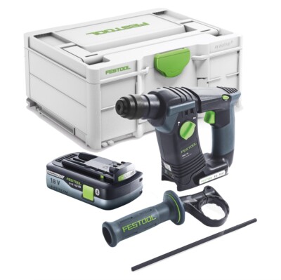 Festool BHC 18-Basic Bohrhammer 18 V 1,8 J SDS Plus + 1x Akku 4,0 Ah + Systainer