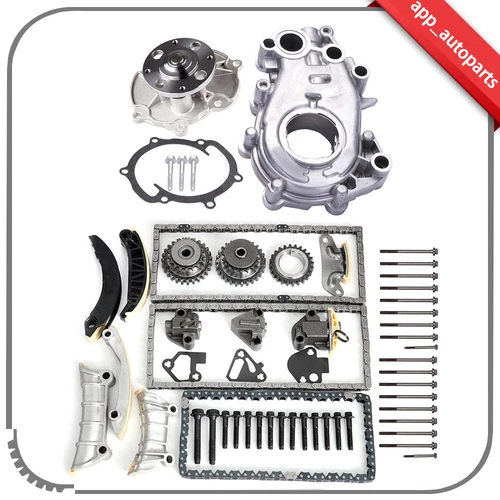 Timing Chain Kit Water Oil Pump Bolts For 04-07 Cadillac Saturn 2.8L 3.6L N36A