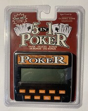 Classic 5-in-1 Poker Electronic Game 77701 Poker Handheld Game Electronic (8)