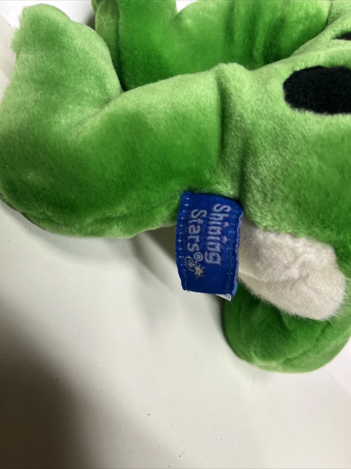 Russ Berrie 2006 Shining Stars Spotted Green Frog Plush Stuffed Anima 9” - Image 4 of 4