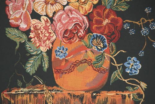 Verendael Terra Cotta Medium Belgian Tapestry Wall Art Hanging (New) 42x33 inch - Picture 6 of 6