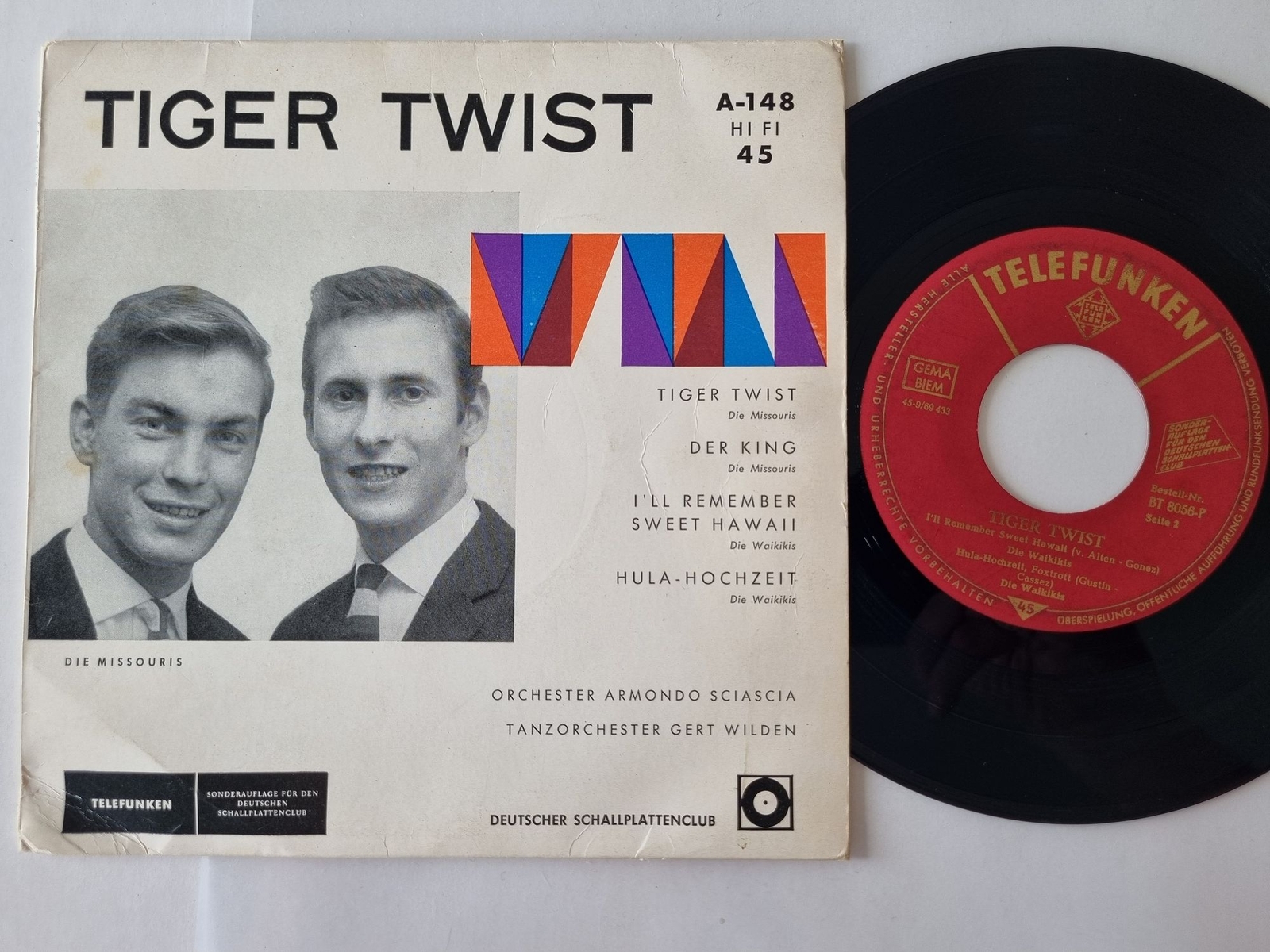 Die Missouris/ Die Waikikis - Tiger Twist 7'' Vinyl EP Germany