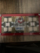 2020 Ken Griffey Jr Triple Threads Deca Auto relic book card /5 