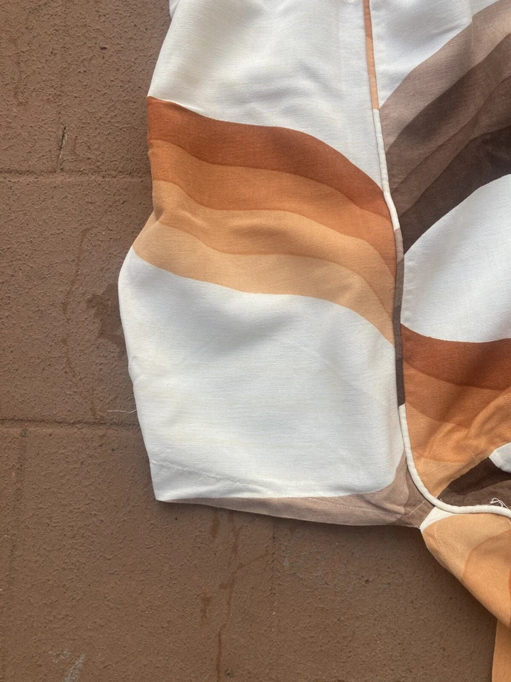 Copriletto anni ‘60-‘70 cotone letto singolo 1,90 x 70 cm Originale, come nuovo. - Immagine 3 di 3