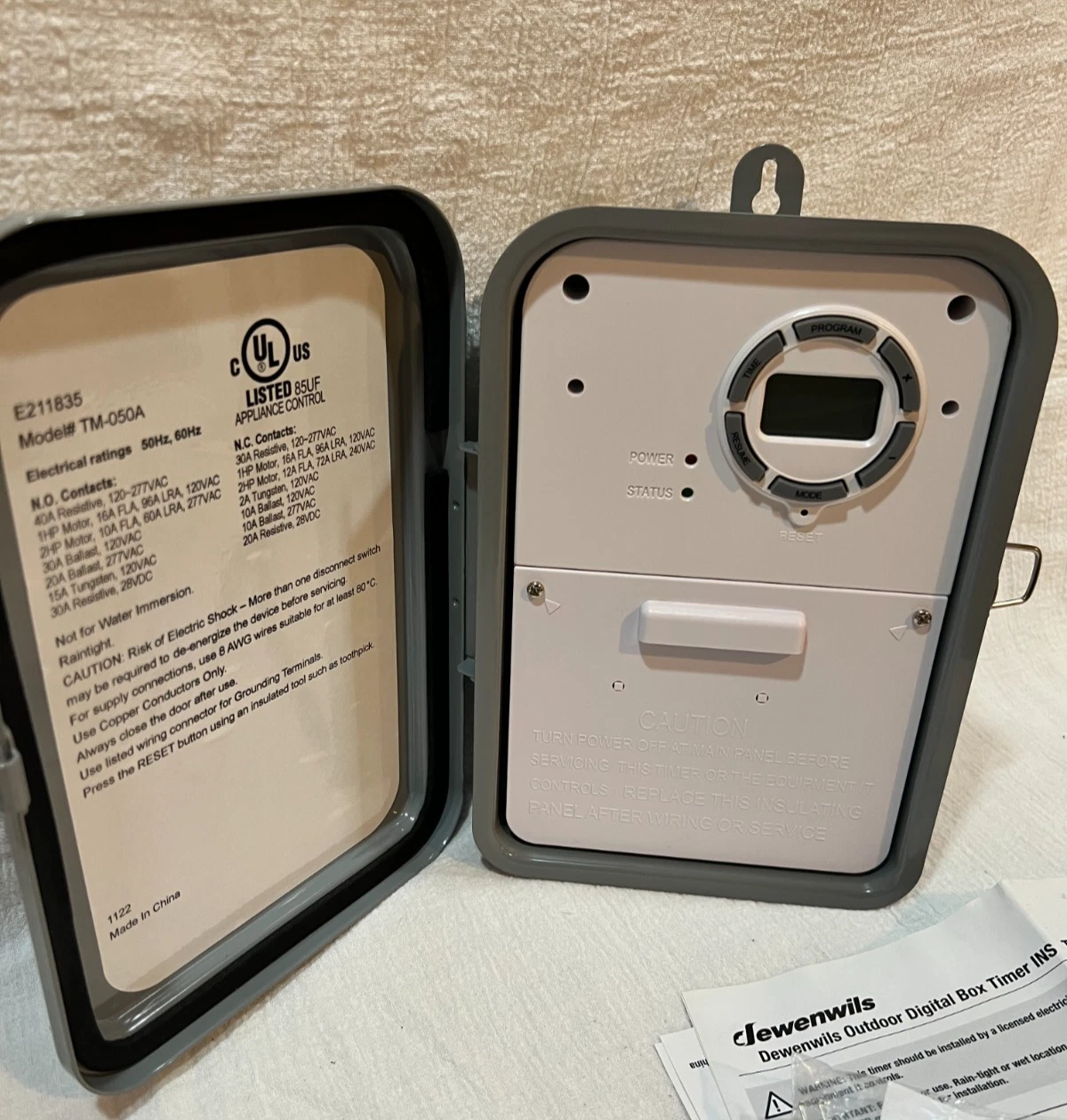 Dewenwils Outdoor Digital Box Timer Pool /Outdoor 5 Modes HODT01A
Opens in a new window or tab