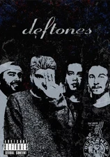 Deftones Black Poster