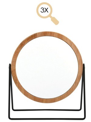 MSV Kosmetikspiegel Schminkspiegel Make up Spiegel 3-fach Rasier Stand