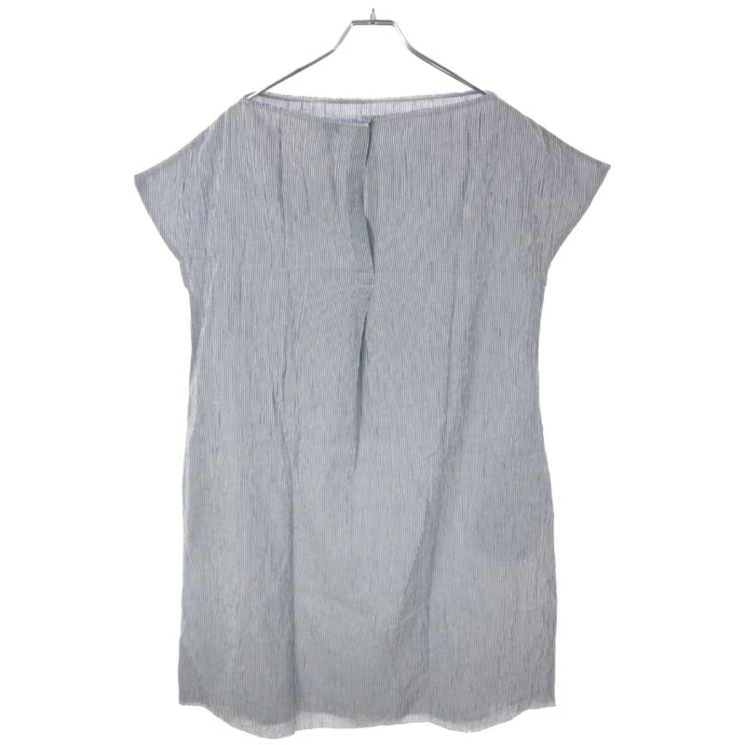 Abito a righe Loewe 17Ss cotone lino 17138772101 blu 34