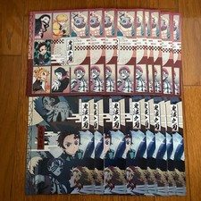 Set Of 27 Demon Slayer: Kimetsu No Yaiba Clear Visual Poster Mugen Train Edition