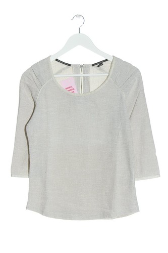 MAISON SCOTCH Camicetta a maniche corte Donna Taglia IT 38 grigio chiaro - Foto 3 di 5