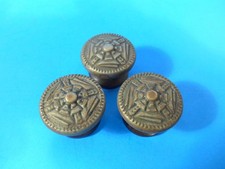 Lot Of 3 Antique Radio Knobs Majestic Model 90 Brass And Bakelite Lot Of 3 Antique Radio Knobs Majestic Model 90 Brass And Bakelite