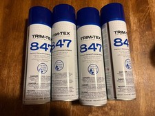 Trim-Tex 847 Spray Adhesive 4 Can Lot 16oz