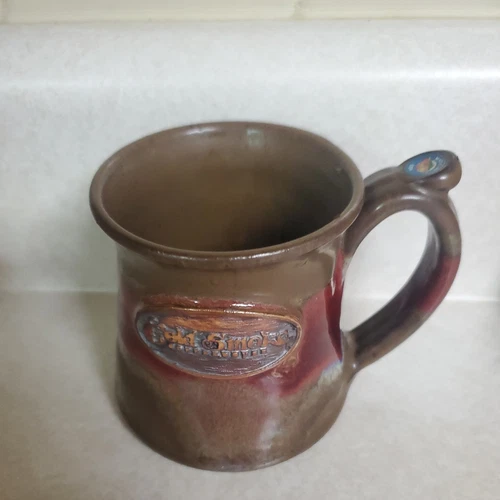 Mountain Arts Stoneware*Pottery Mug*Cold Stone Coffee*Signed*w/tag