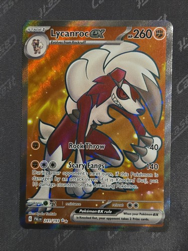 Lycanroc ex 241/193 Sv02: Paldea Evolved Holo  it was mint