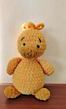 Cute Handmade Crochet Duck Plush   Soft Amigurumi Baby Gift Toy
