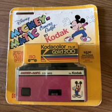 Disney Pink Mickey-Matic 110 Kodak Camera 198...