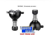 Leofoto YB-75MC Leveling Base with Handle for 75mm Bowl Arca Lever