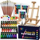 Oil Paint Set for Adults and Art Supplies Painting Kits with 24 Oil Paints,...