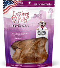 - Be Chewsy Pig Ear Alternative for Dogs Pig Ear Dog Treats for Small, Medium