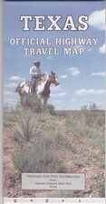 1991 Official State Issue Road Map of Texas