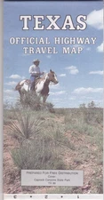 1991 Official State Issue Road Map of Texas