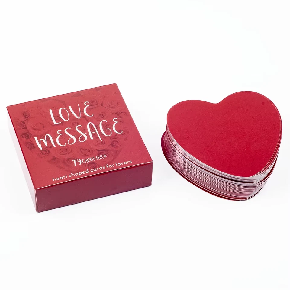 Love Message Oracle Cards 79Cards Heart-Shaped Leisure Entertainment Tarot Card Foto 4 de 4