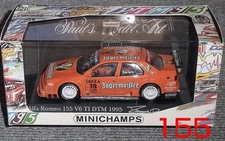 1/43 Alfa Romeo 155 V6 TI Jägermeister No. 19 Presentation DTM 1995 AlfaRomeo