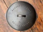 Wagner Ware Cast Iron #14 Fully Marked Drip Drop Skillet Lid