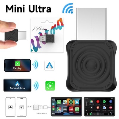 2026 New CarlinKit Mini Ultra Wireless CarPlay/Android Auto Adapter Auto Connect