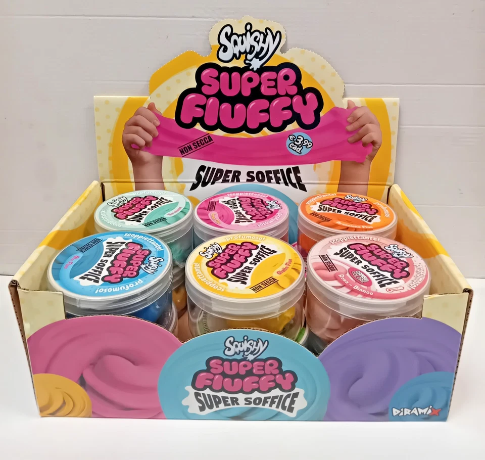 DIRAMIX SQUISHY SUPER FLUFFY SLIME SUPER SOFFICE NON SECCA-SCEGLI QUELLO CHE VUOI