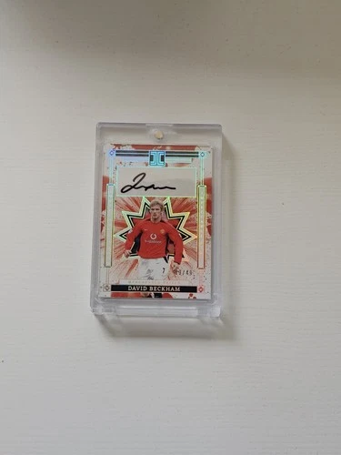 2024-25 Panini Impeccable Soccer David Beckham Impeccable Stars Auto /49