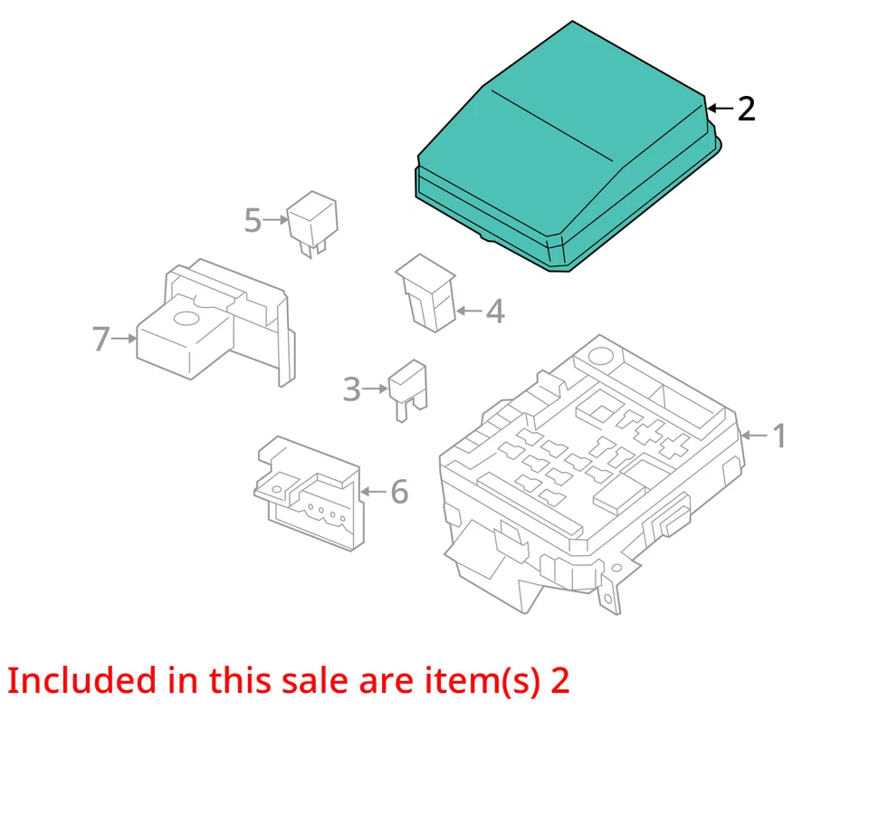 Módulo de relé de caja de fusibles deportiva Mitsubishi Outlander 2012-2017 AN0X2 Foto 3 de 4