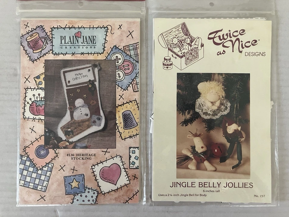 Lote 25 varios kits de patrones de tejido de arte popular apliques artesanales de punto de cruz Foto 2 de 4