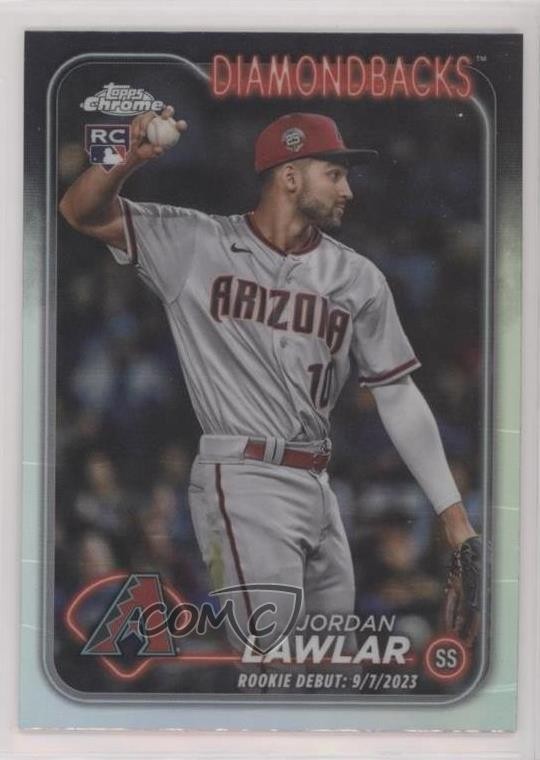 2024 Topps Chrome Update Rookie Debut Refractor Jordan Lawlar #USC51 Rookie RC