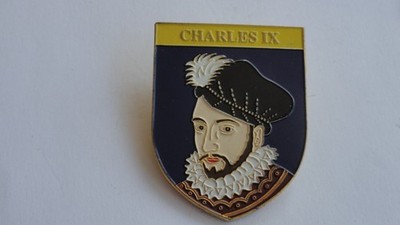 KINGS AND QUEENS OF FRANCE CHARLES IX BROOCH