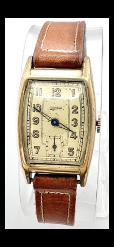 Rare luminous Antique Gold Filled Top old lume art Deco Manual Ankra trench