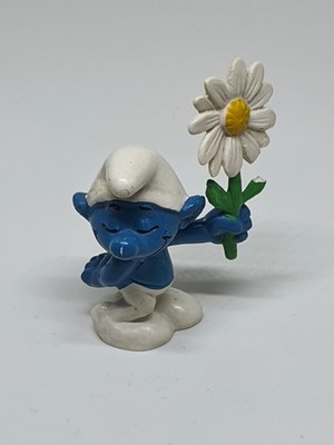 Große Blume - Schlumpf/Smurf - Figur - Peyo von Bullyland (F5B)