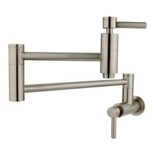 Kingston Brass KS810.DL Concord 3.8 GPM Wall Mounted Double - Nickel