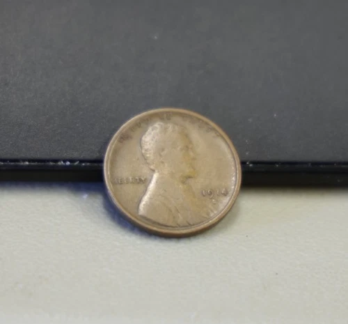 1914 D US Lincoln Cent 1c  Key Date Fine+