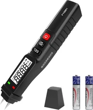 Wood Moisture Meter Portable Pen Firewood Moisture Tester Pin-Type Detector Tool