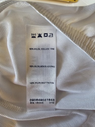 Vassarette Half Slip Women's White 24" Size Medium NEW - Picture 5 of 6
