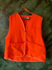 Men's Vintage SAFTBAK Large Bkaze Orange Hunting Vest