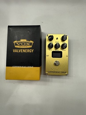 Vox Valvenergy Copperhead Drive Valve Distortion Guitar Effect Pedal + Box