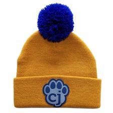 carter joey: Magic Beanie: Brown  Blue - Toddler Winter Hat, Acrylic Yarn