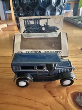 Vintage Japan Tin Friction Car No.20375 w/ Box Antique Limousine 1950s
