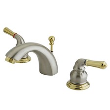 Kingston Brass KS295 Naples 1.2 GPM Mini-Widespread Bathroom - Brushed