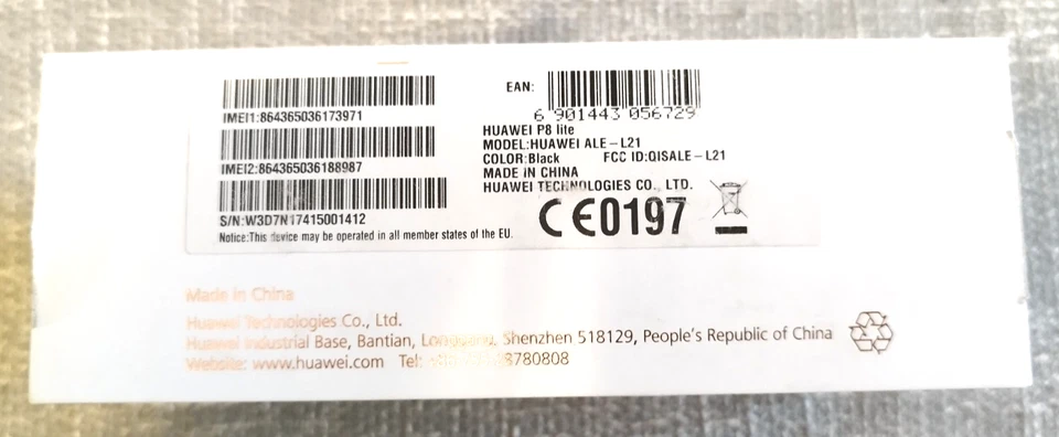 ❤️HUAWEI P8 lite ALE - L 21, schwarz, mit Zubehörpaket (siehe Fotos) - Bild 4 von 4