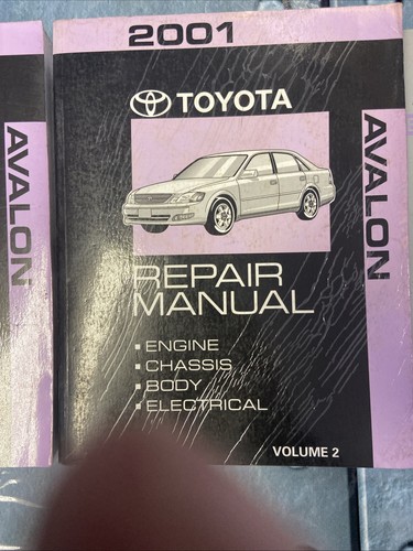2001 Toyota Avalon Factory Repair Manual 1&2 & Electric Wire Diagram - Picture 3 of 4