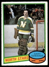 1980-81 O-Pee-Chee Gary Edwards Minnesota North Stars #335
